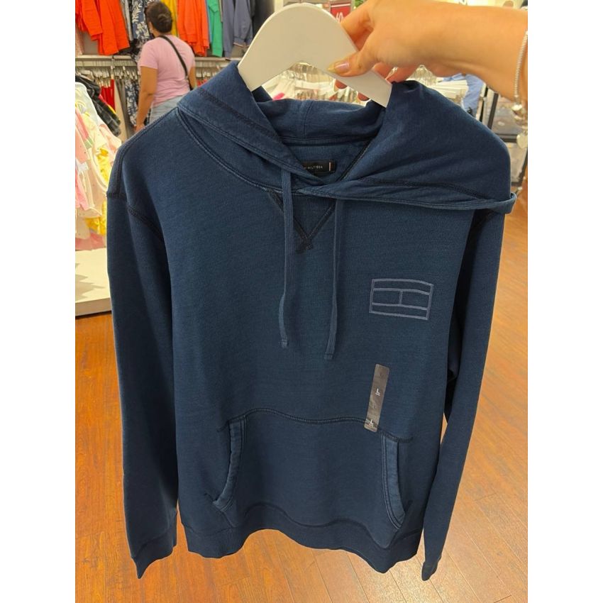 moletom sem fleece com capuz