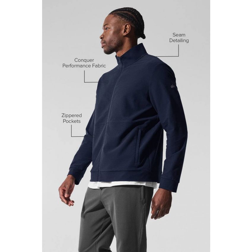 Conquer Max Mock Neck Full Zip