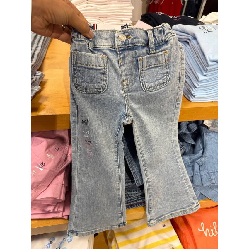 calça jeans pull on Flare