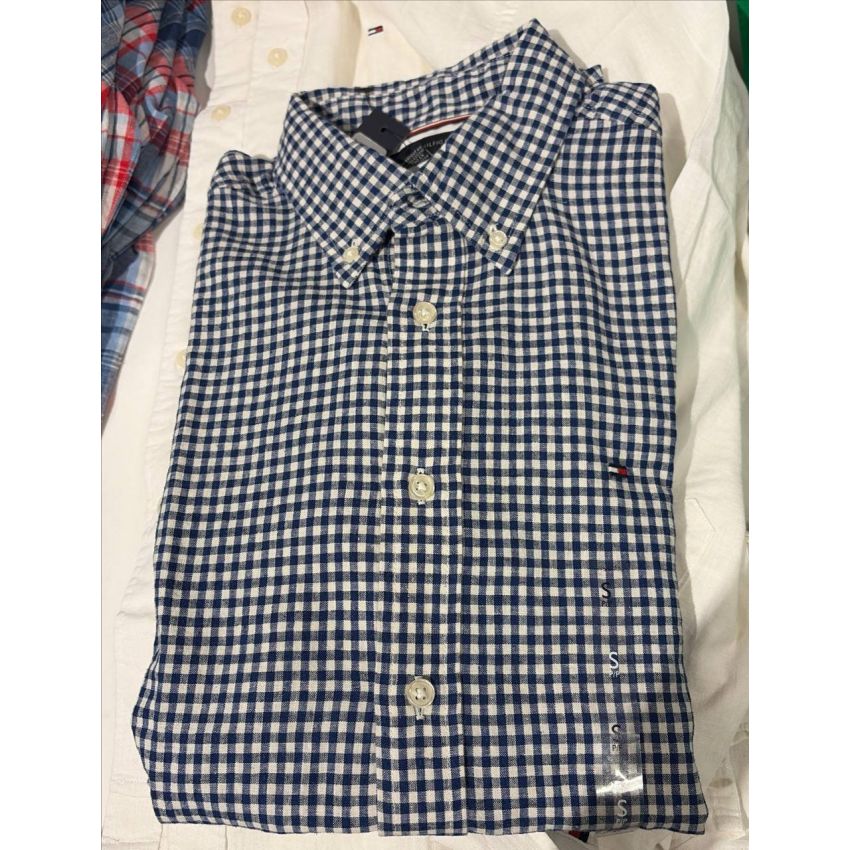 Camisa social manga longa REGULAR fit linho e algodão