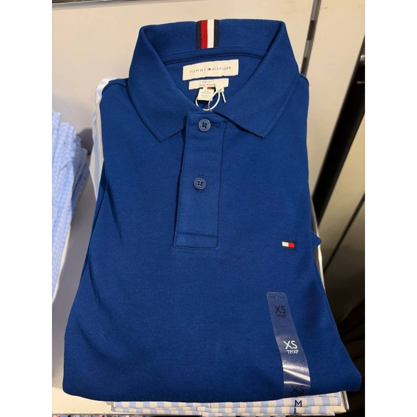 camiseta polo manga curta regular fit