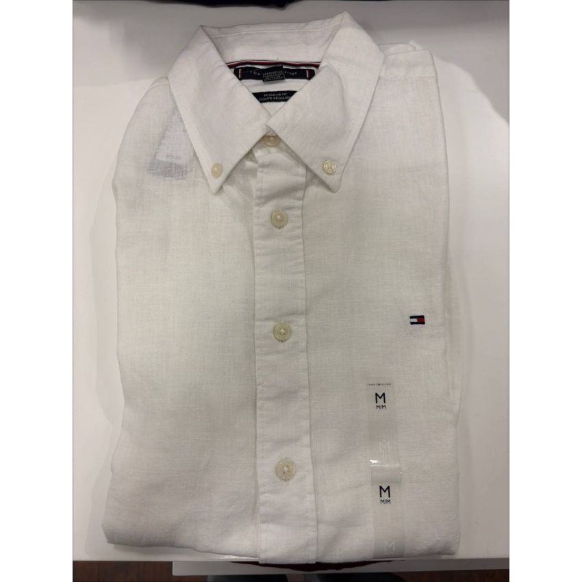 Camisa regular fit stretch manga longa