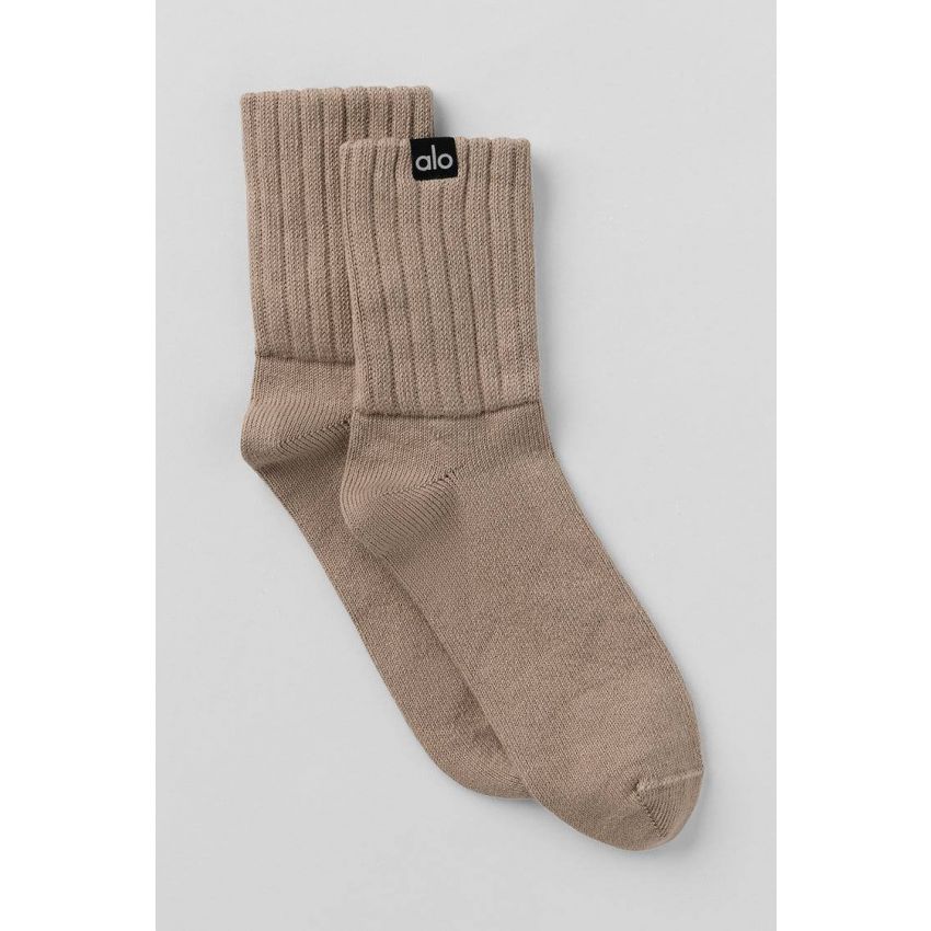 Unisex Half-Crew Scrunch Sock