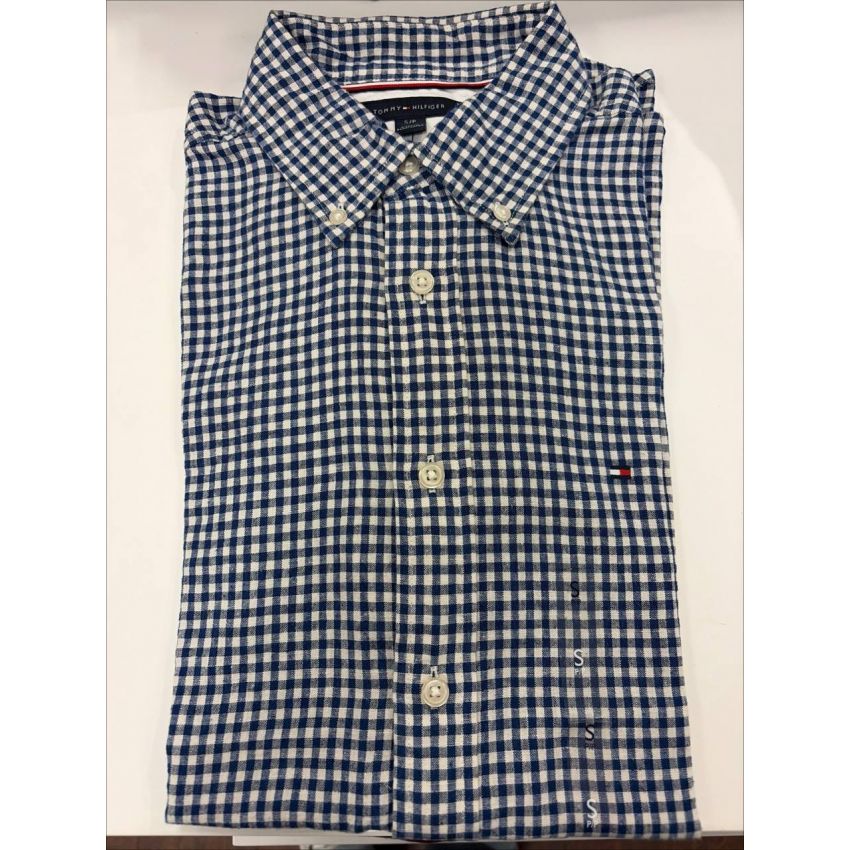 Camisa regular fit stretch manga longa