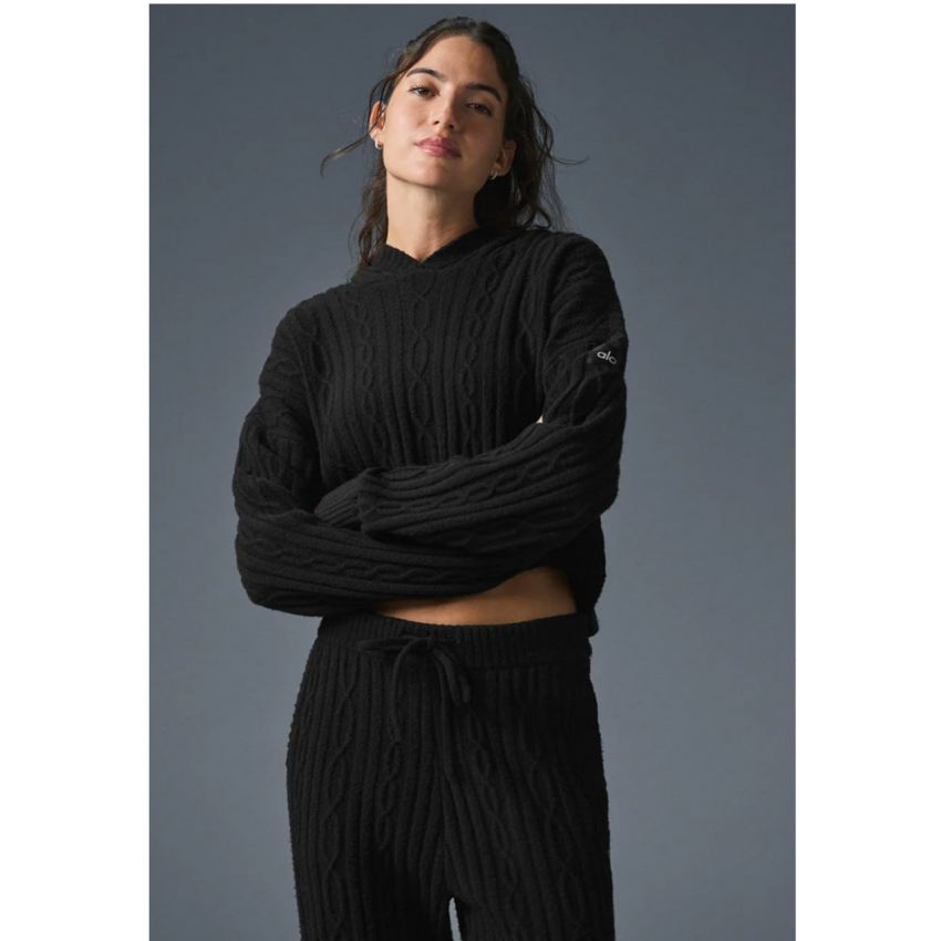 Cable Knit Winter Bliss Hoodie