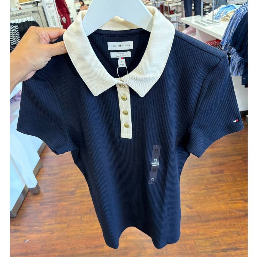 classic polo manga curta