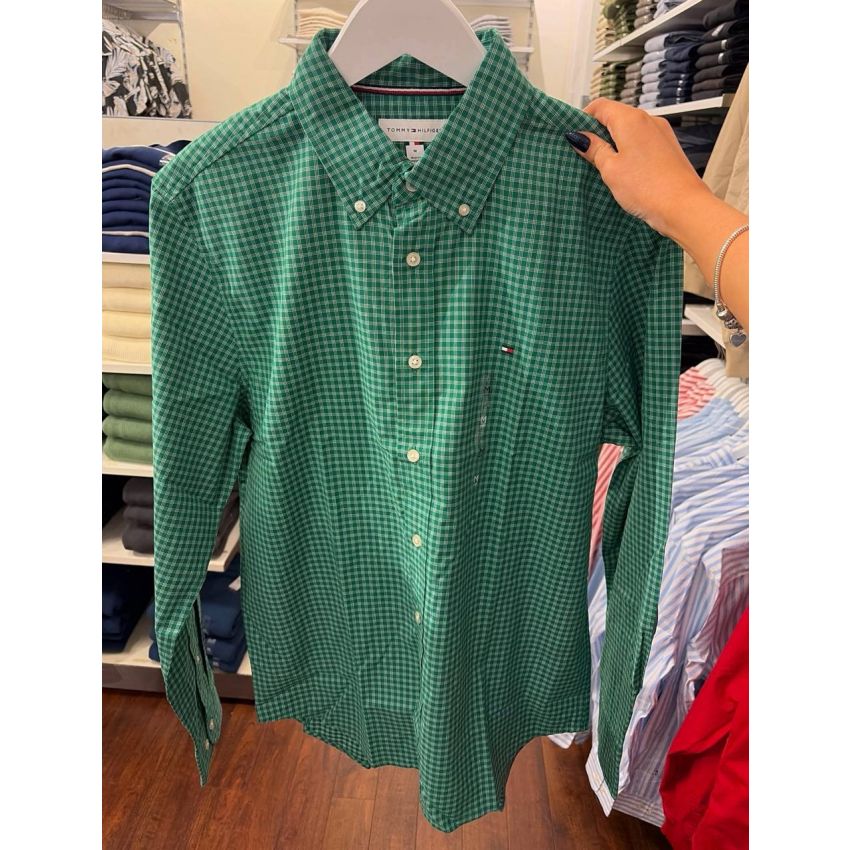 Camisa social manga longa REGULAR fit linho e algodão