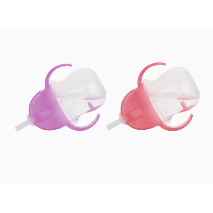 Munchkin Any Angle™ Weighted Straw Trainer Cup with Click Lock Girl