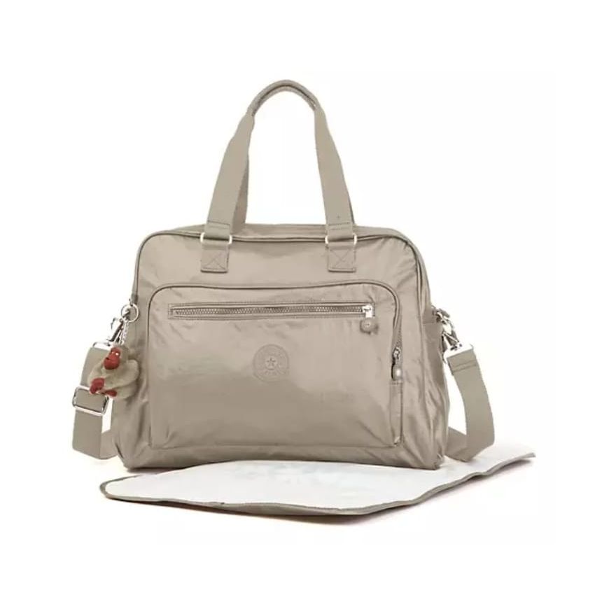 Alanna, Metallic Diaper Bag, Color Artisanal K Embossed