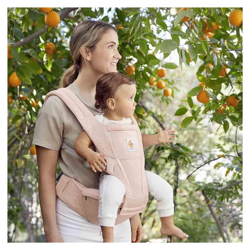 ERGOBABY - BABY CARRIER ALTA HIP SEAT, PINK QUARTZ