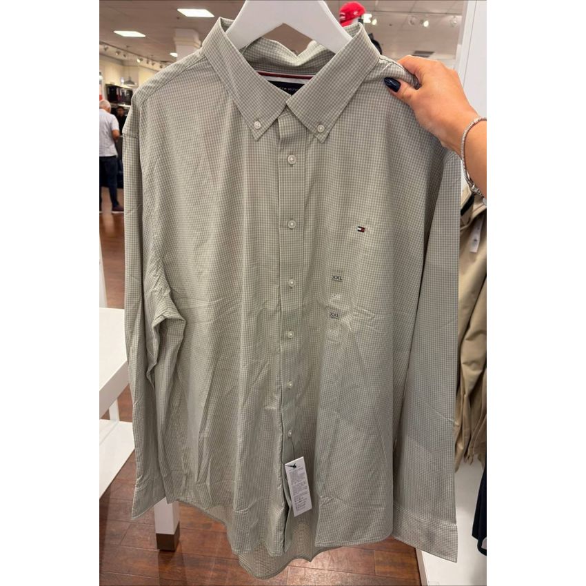 Camisa social manga longa REGULAR fit stretch nylon