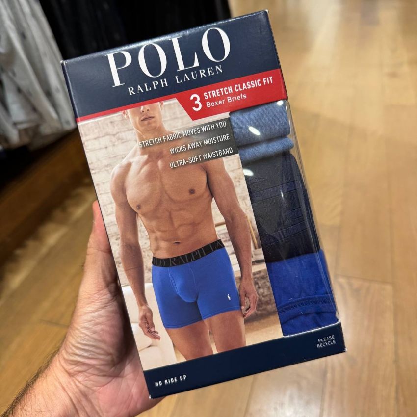 KIT 3 CUECAS BOXER STRETCH
