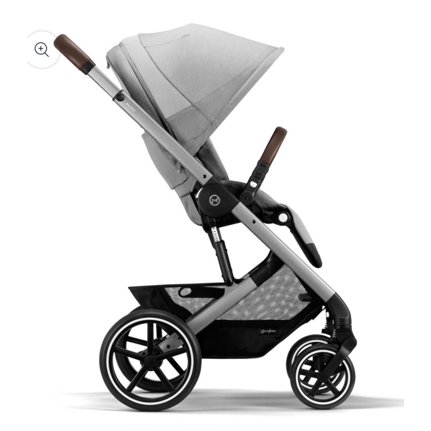 Cybex Balios S Lux 2 Stroller - Silver Frame / Lava Grey