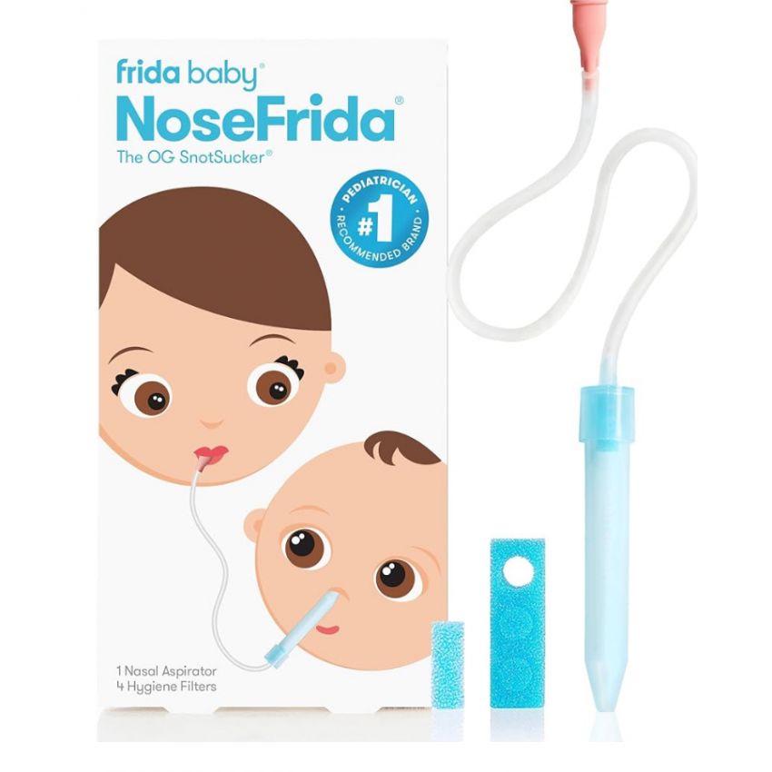 Frida Baby NoseFrida SnotSucker Nasal Aspirator for Baby, Baby Nose Sucker