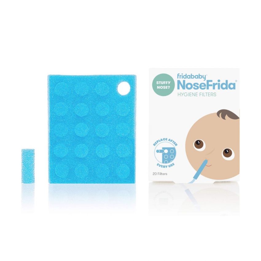 Frida Baby Nasal Aspirator 20 Nose Frida Filter Refills, Hygiene Filters for NoseFrida The Snotsucker