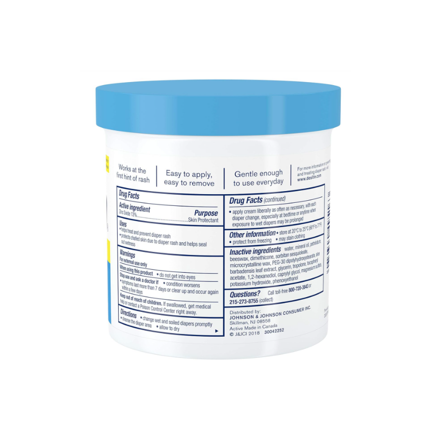 Desitin Daily Defense Baby Diaper Rash Cream with 13% Zinc Oxide, Barrier Cream to Treat, Relieve & Prevent Diaper Rash, Hypoallergenic, 16 oz