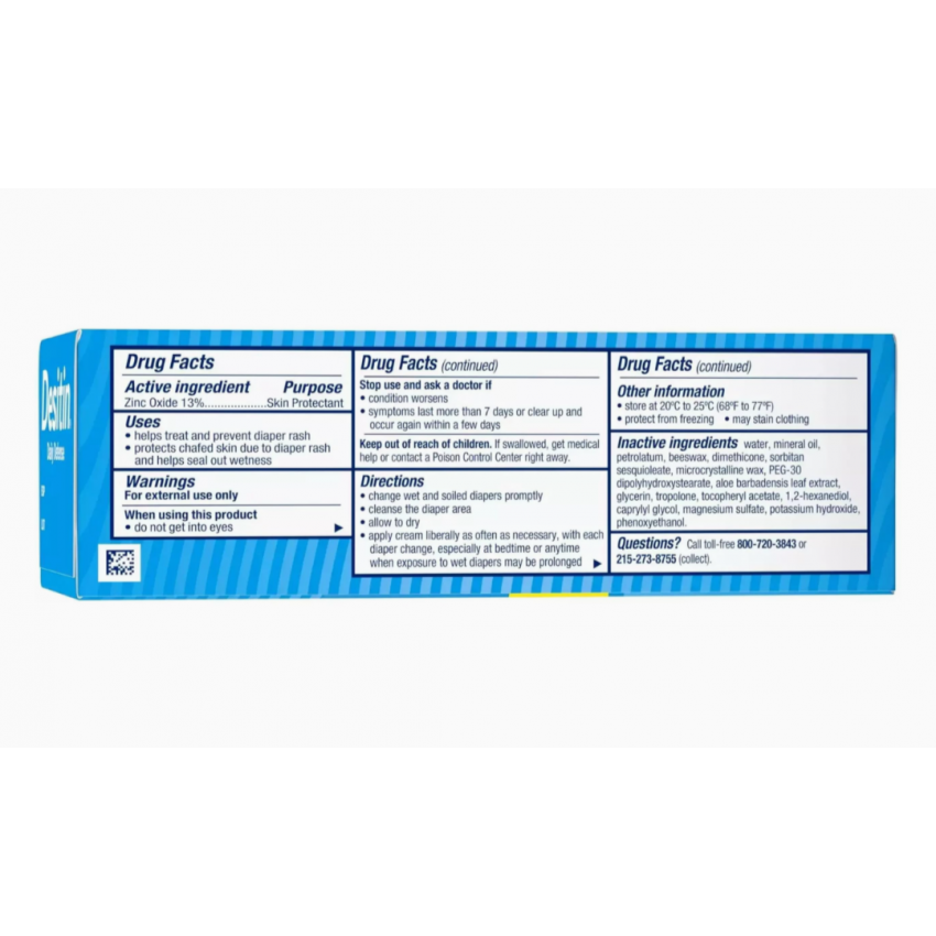 Desitin Rapid Relief Diaper Rash Ointment, Creamy 4 oz (113 g)