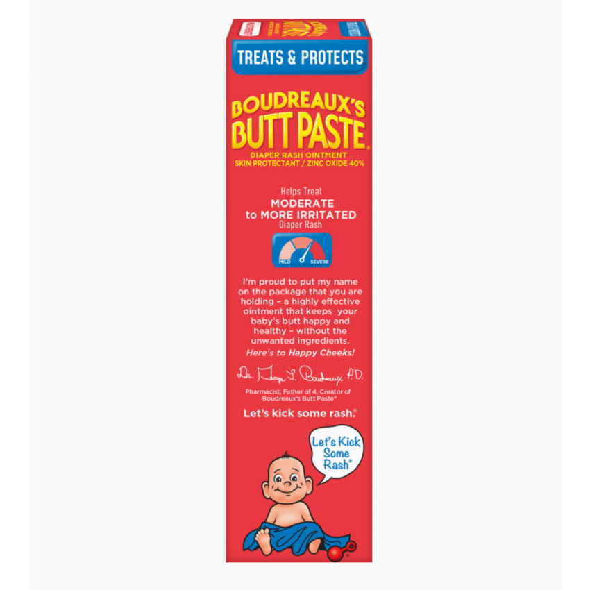 Boudreaux's Butt Paste Maximum Strength Diaper Rash Cream,