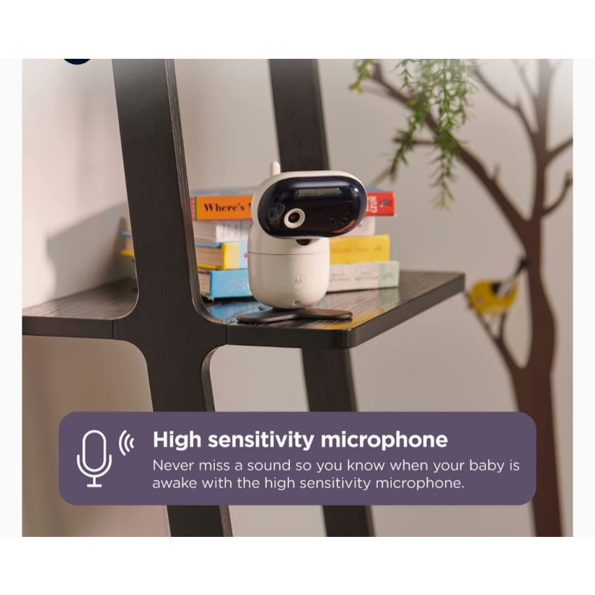 Motorola Baby Monitor Camera PIP1010 - WiFi Motorized Video Camera with HD 1080p - Connects to Smart Phone App - Remote Pan, Tilt, Zoom