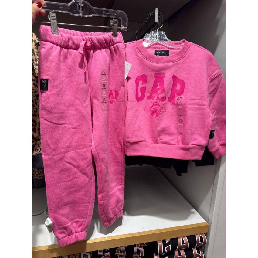 Conjunto oversized de moletom com fleece