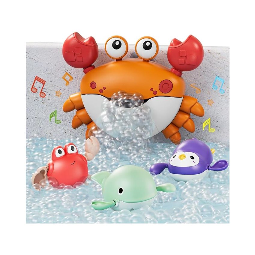 TUMAMA Baby Bath Toy,Musical Bath Bubble Maker Machine