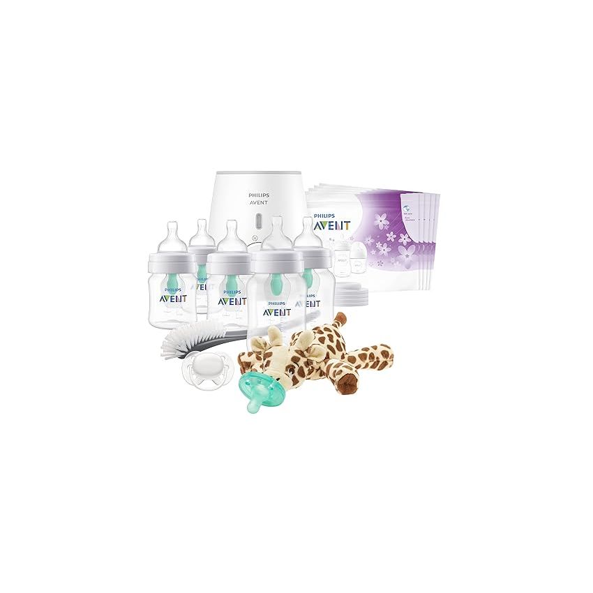 Philips AVENT Anti-Colic Baby Bottle with AirFree Vent All in One Gift Set