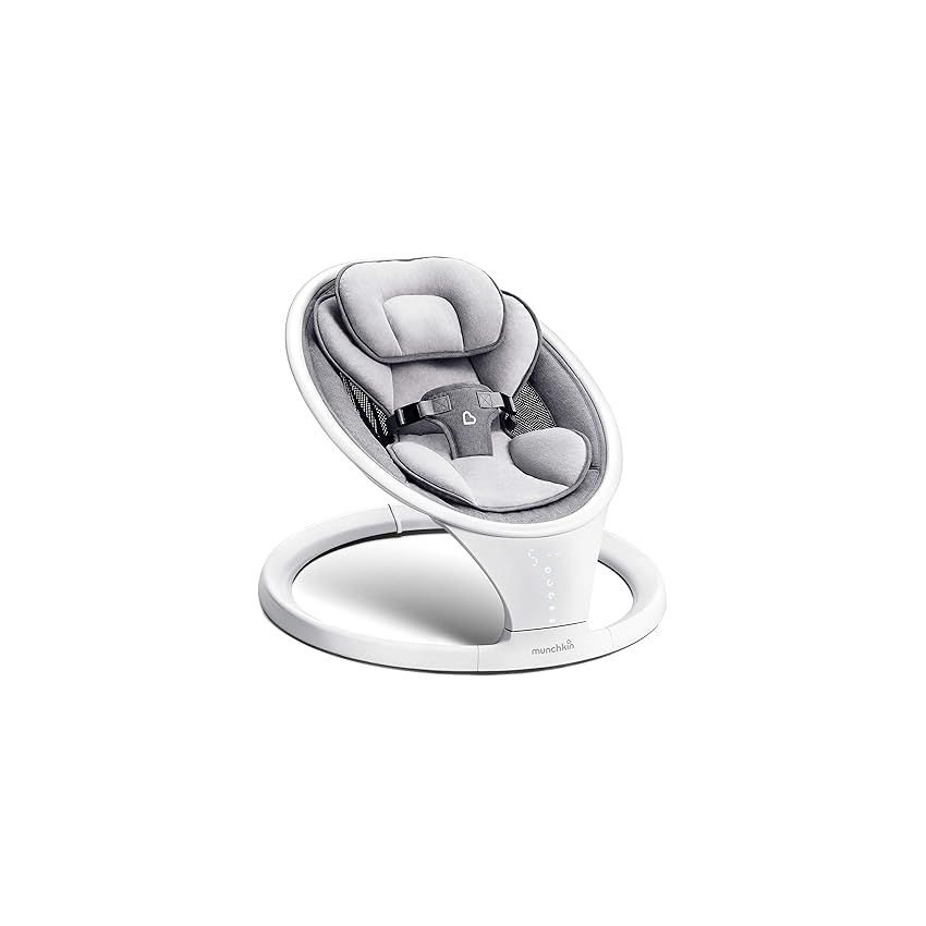 Munchkin® Bluetooth Enabled Lightweight Baby Swing with Natural Sway in 5 Ranges of Motion