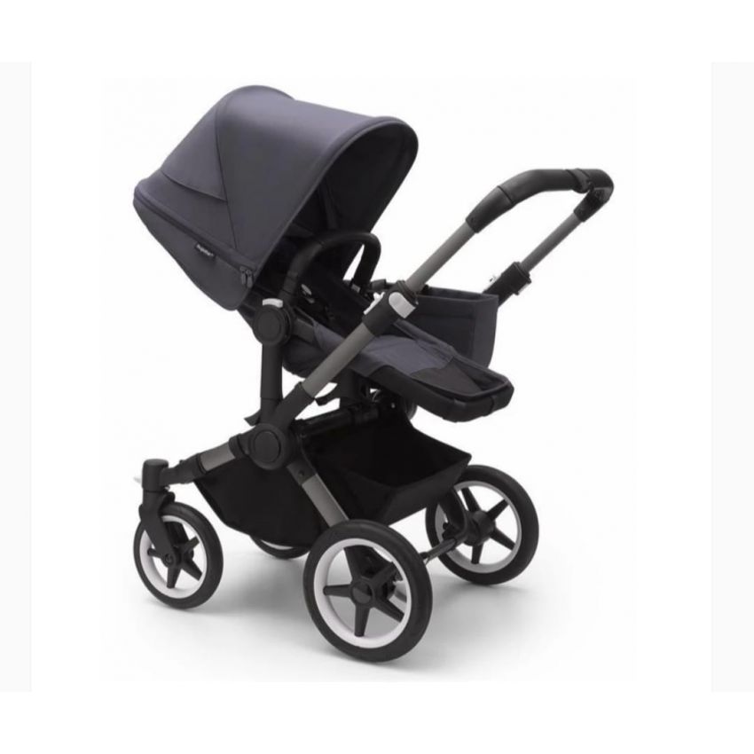 BUGABOO - DONKEY 5 MONO COMPLETE STROLLER, GRAPHITE /STORMY BLUE