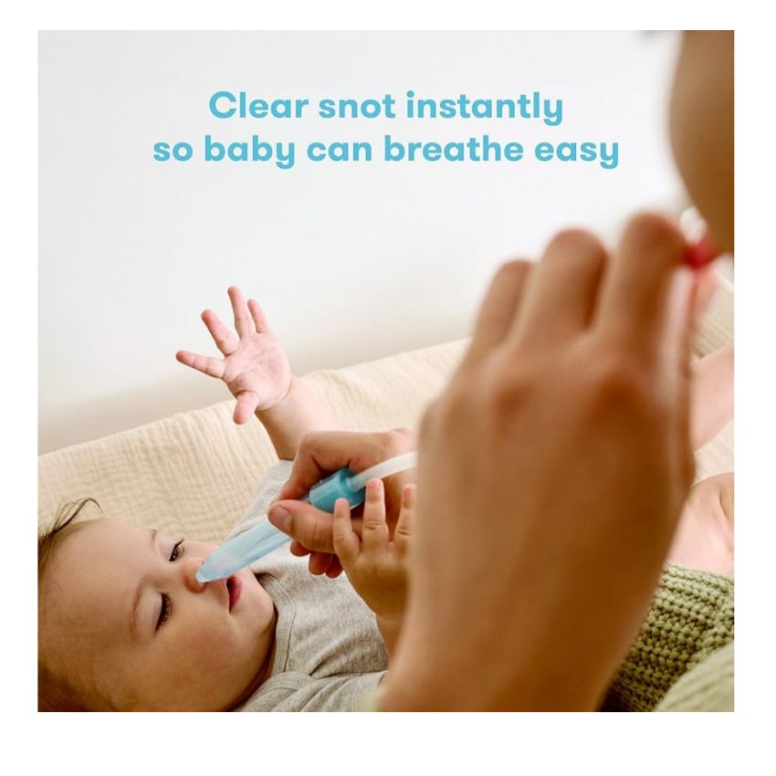 Frida Baby NoseFrida SnotSucker Nasal Aspirator for Baby, Baby Nose Sucker