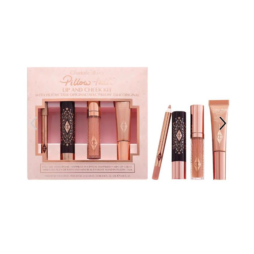 Charlotte Tilbury Pillow Talk Iconic Lip and Cheek Secrets Set Color Original