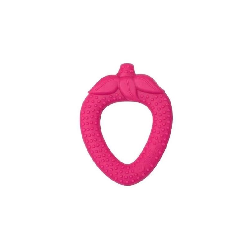 GREEN SPROUTS SILICONE FRUIT TEETHER, STRAWBERRY