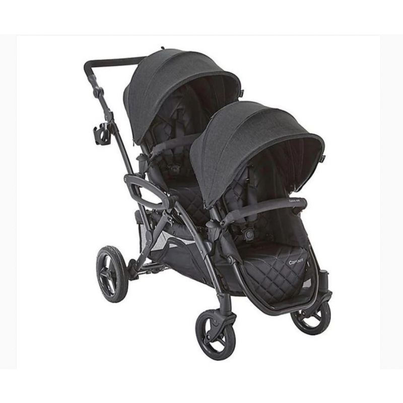 KOLCRAFT - CONTOURS OPTIONS ELITE V2 DOUBLE STROLLER, CARBON