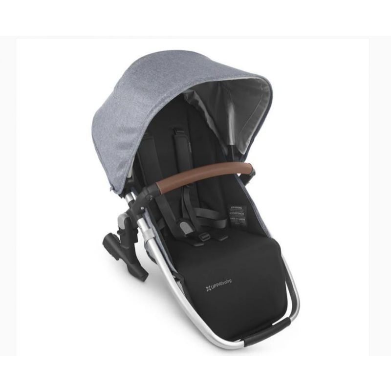 UPPABABY - RUMBLESEAT V2 SEAT , GREGORY (BLUE MELANGE/SILVER/SADDLE LEATHER)