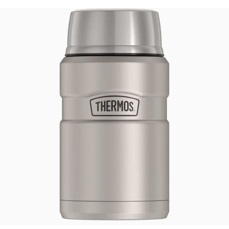 THERMOS Stainless King Vacuum-Insulated Food Jar, 24 Ounce, Matte Steel