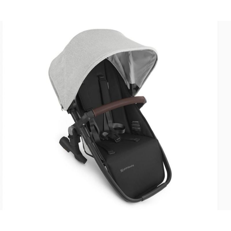 UPPABABY - RUMBLESEAT V2, ANTHONY (WHITE & GREY CHENILLE/CARBON/CHESTNUT LEATHER)