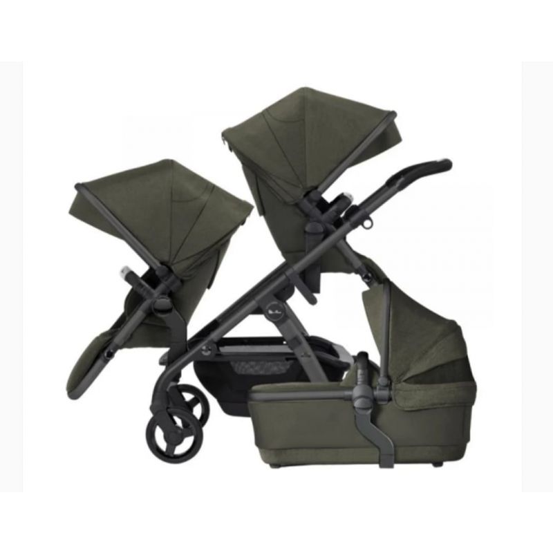 SILVER CROSS - WAVE DOUBLE STROLLER, CEDAR