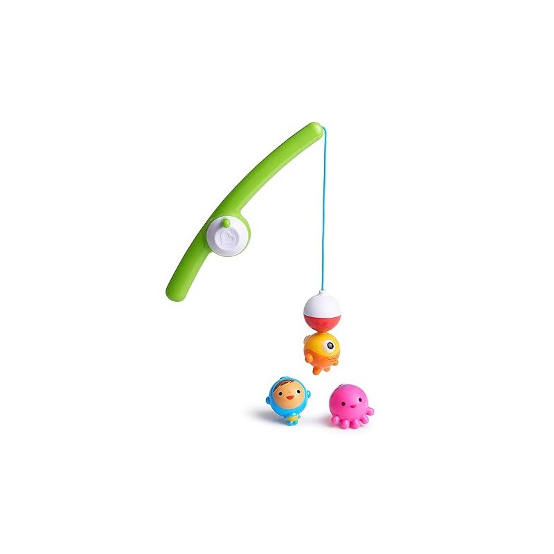 Munchkin® Fishin'™ Magnetic Baby and Toddler Bath Toy, 4pc Set