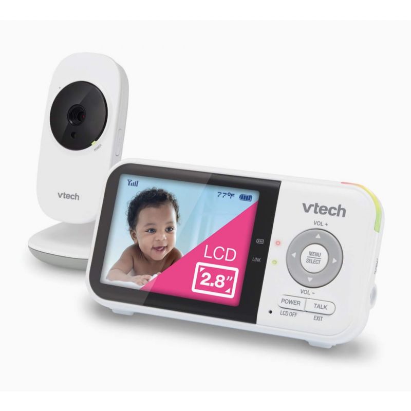  VTech VM819 Baby Monitor, 2.8” Screen, Night Vision, 2-Way Audio