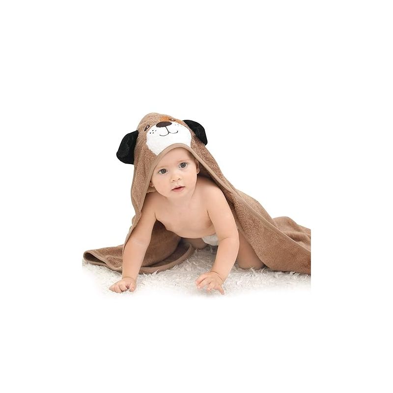 Touchat Hooded Baby Towels, Soft and Hypoallergenic Baby Bath Towels with Hood for Toddler Infant Newborn