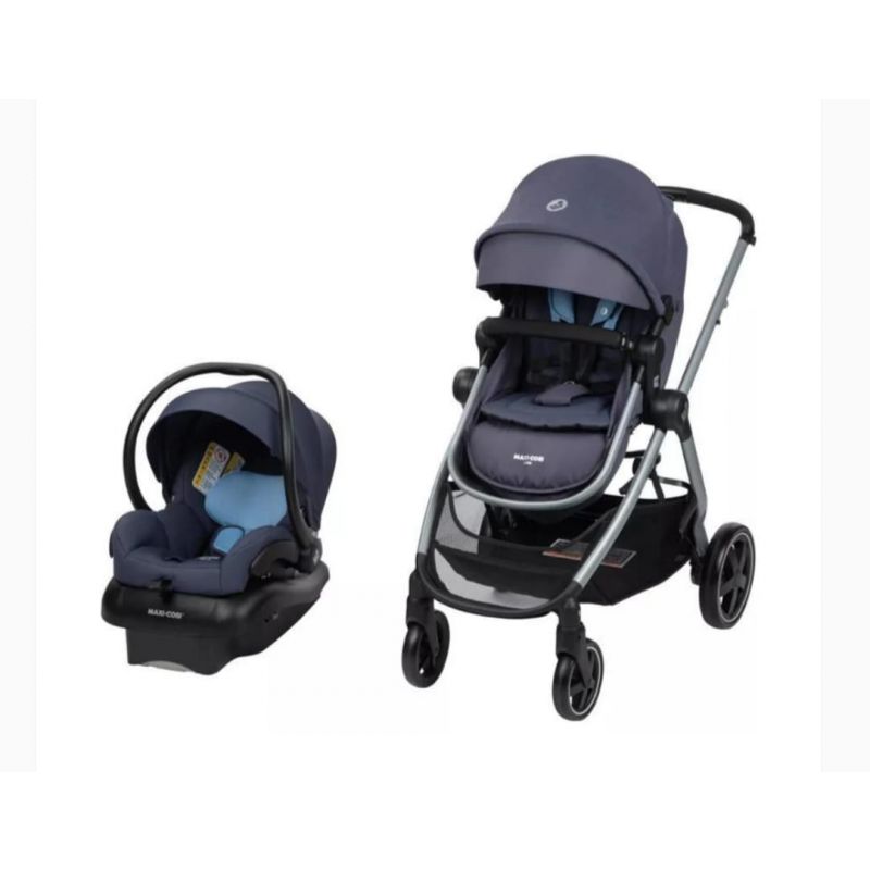 MAXI-COSI - ZELIA 5-IN-1 TRAVEL SYSTEM, SLATED SKY