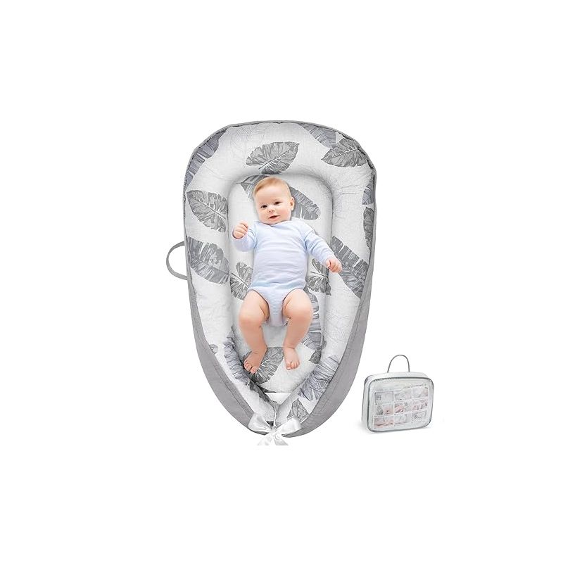 Baby Lounger - Baby Lounger for Newborn, Breathable & Soft Baby Nest Cover Co Sleeper for Baby 0-24 Months