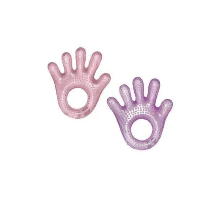 GREEN SPROUTS SOOTHING COOL HAND TEETHER 2 PACK PINK/PURPLE