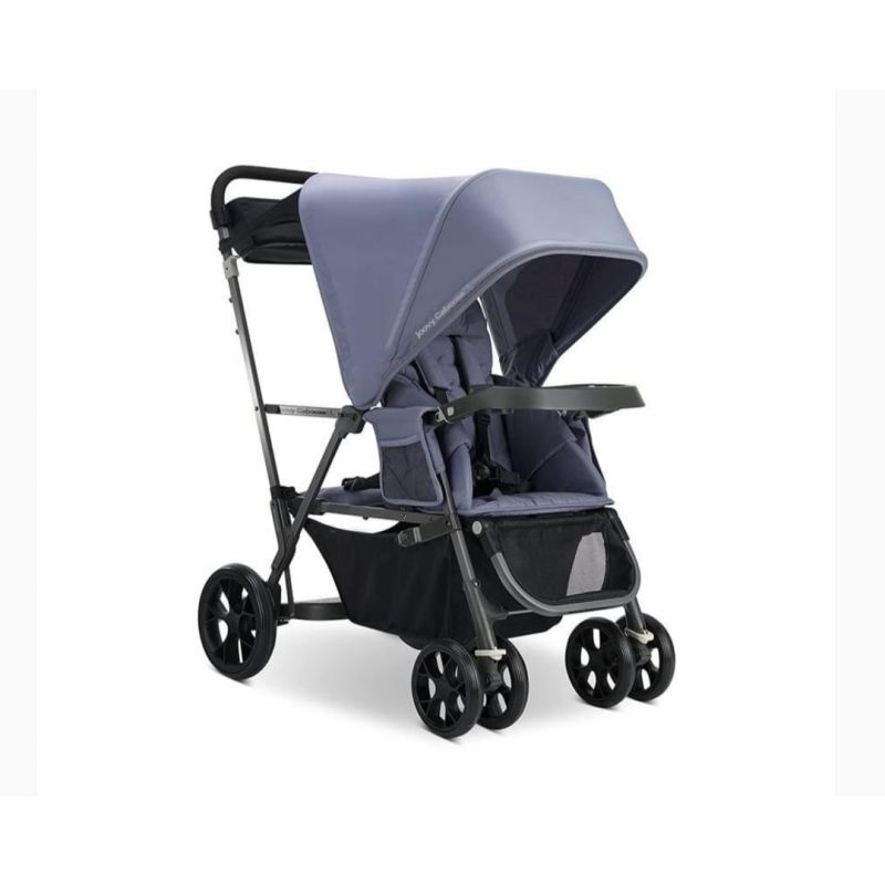 JOOVY - CABOOSE UL SIT & STAND TANDEM DOUBLE STROLLER, SLATE