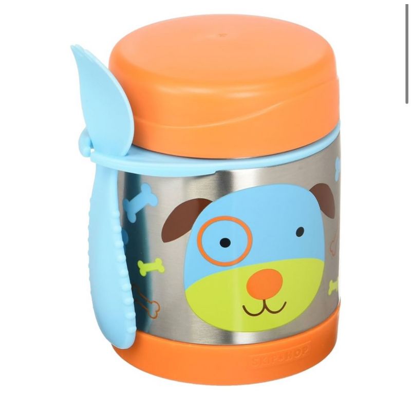 Skip hop Zoo Insulated Little Kid Food Jar Dog 
