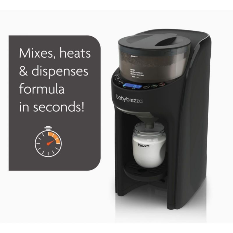 Baby Brezza New and Improved Formula Pro Advanced Formula Dispenser Machine - Automatically Mix a Warm Formula Bottle Instantly