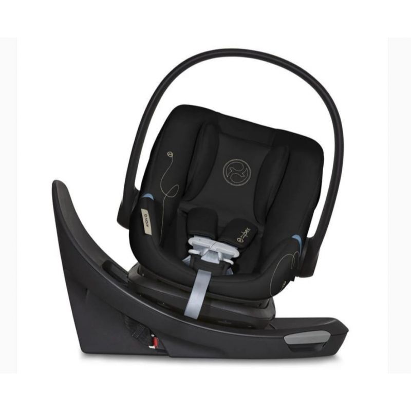 CYBEX - ATON G SWIVEL SENSORSAFE INFANT CAR SEAT, MOON BLACK