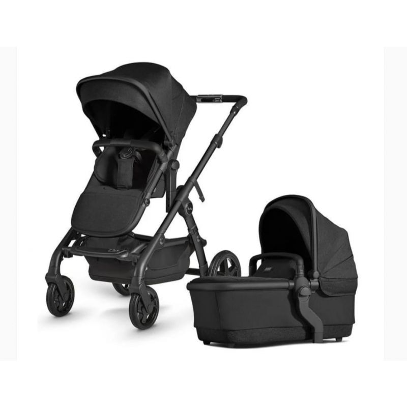 SILVER CROSS - WAVE SINGLE-TO-DOUBLE STROLLER, ONYX