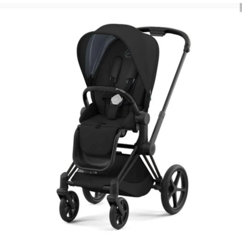 CYBEX - PRIAM 4 STROLLER MATTE BLACK FRAME/DEEP BLACK SEAT