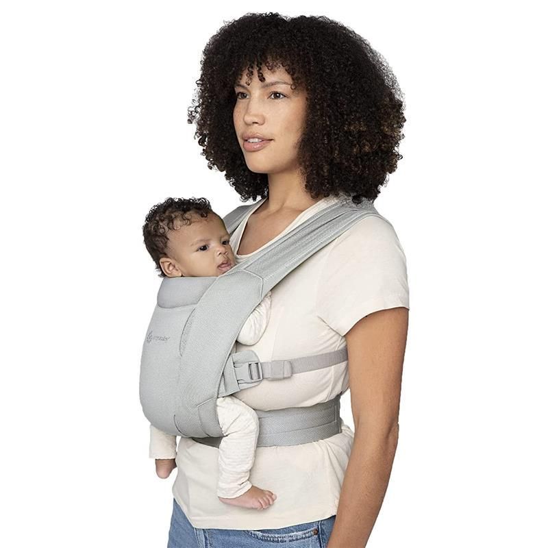 ERGOBABY - EMBRACE BABY CARRIER SOFT AIR MESH, SOFT GREY