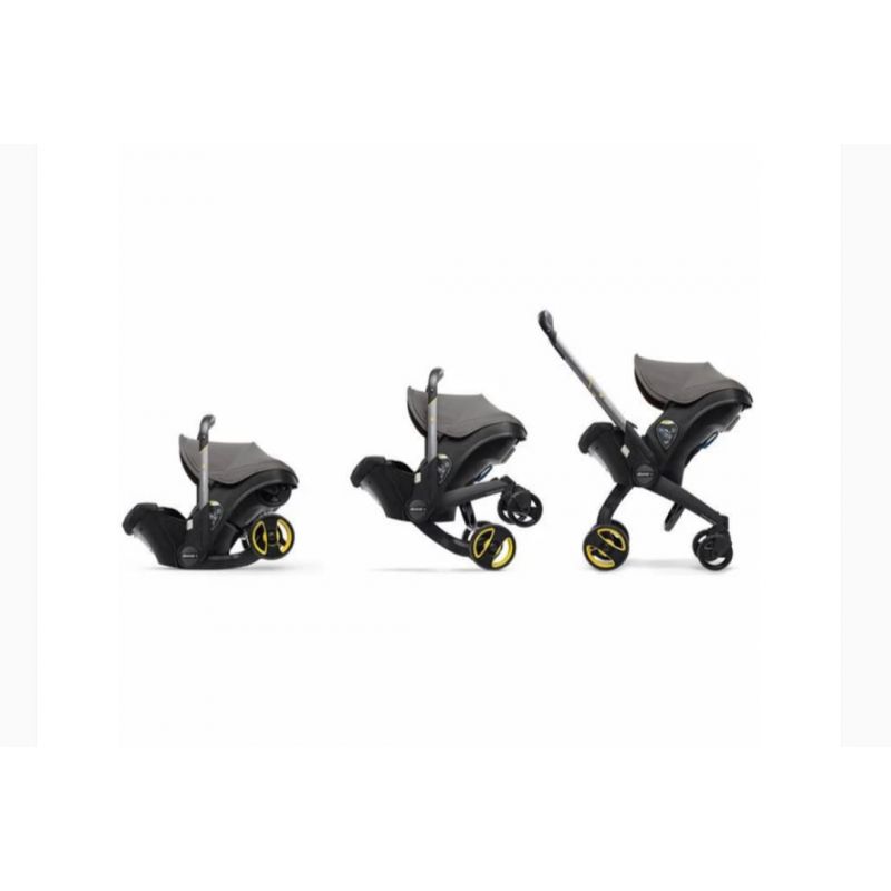 DOONA - INFANT CAR SEAT WITH BASE & STROLLER, GREY HOUND
